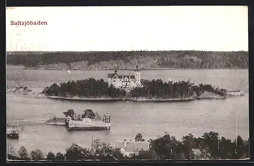 AK Saltsjöbaden, Teilansicht der Ortschaft