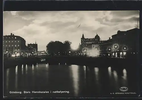 AK Göteborg, Stora Hamnkanalen i nattbelysning