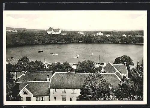 AK Falkenberg, Vy över staden och Atran