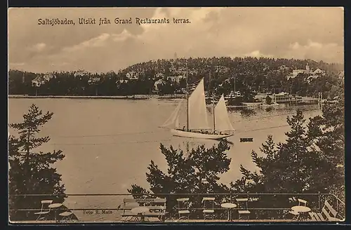 AK Saltsjöbaden, Utsikt fran Grand Restaurants terras
