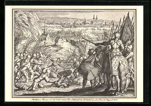 AK Schweizer Bundesfeier 1944, Fussvolk in der Schlacht bei St. Jakob an der Birs 1444