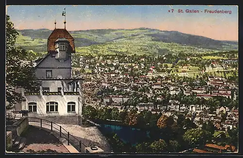 AK St. Gallen, Blick auf Freudenberg