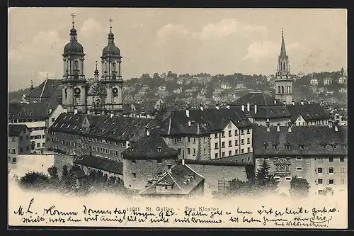 AK St. Gallen, Blick auf das Kloster