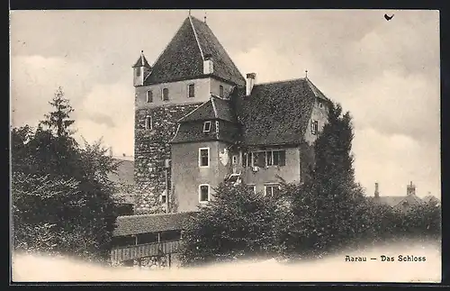 AK Aarau, Ansicht vom Schloss
