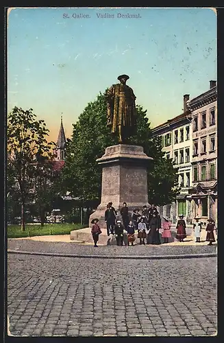 AK St. Gallen, Am Vadian Denkmal