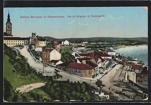 AK Belgrade, Vue de Belgrade de Kalemegdan