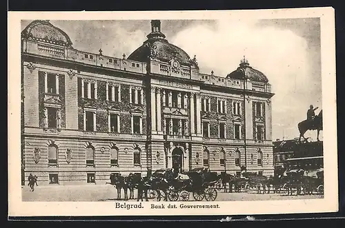 AK Belgrad, Bank dzt. Gouvernement