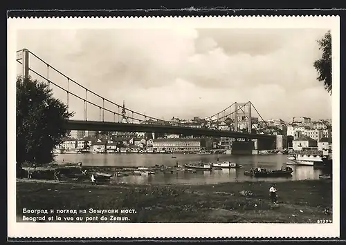 AK Beograd, la vue au pont de Zemun