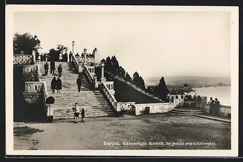 AK Belgrade, Vue générale prise du Kalimegdan