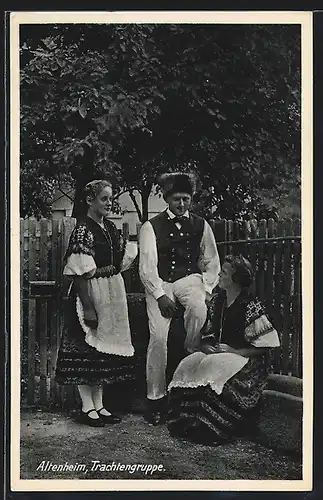 AK Altenheim, Schwarzwälder Trachtengruppe