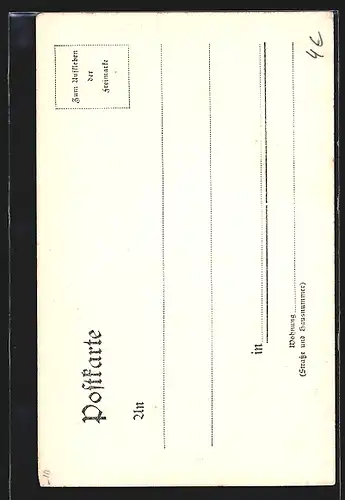 AK Schwarzwälderin in Tracht mit einem Schirm