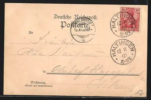 AK Markgräflerin im Trachtenkleid