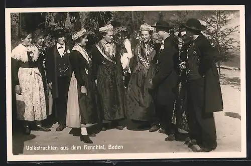 AK Volkstrachten aus dem Renchtal, Baden