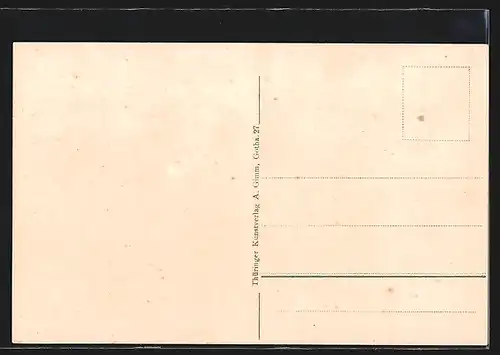 AK Thüringen, Menschen in thüringischer Tracht