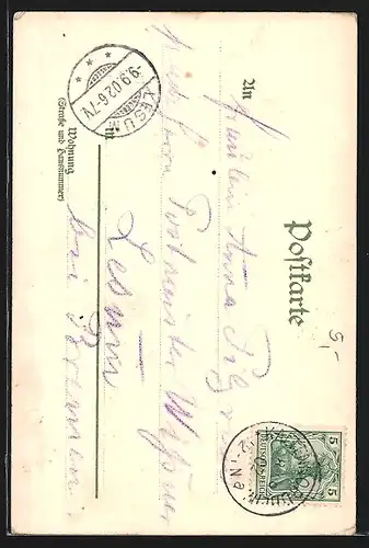 Künstler-AK Mutter und Tochter in thüringischen Trachten mit Klösen