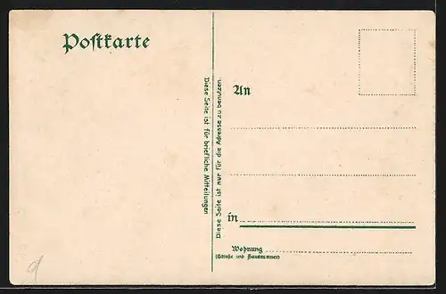 Lithographie Bleicherode /Kreis Hohenstein, Rathaus, Kaiserliches Postamt, Bahnhof