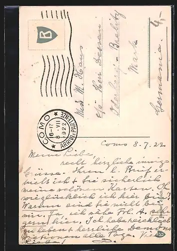 AK Bellagio /Lago di Como, Via Serbelloni