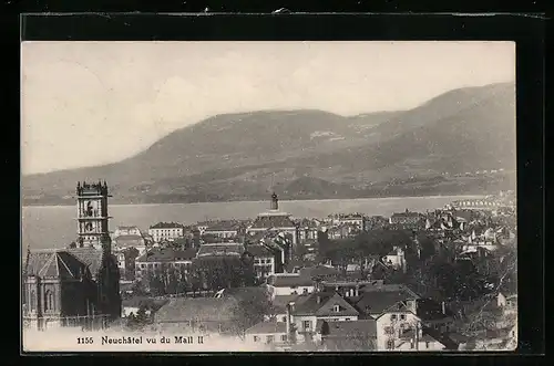 AK Neuchâtel, Vue du Mail II