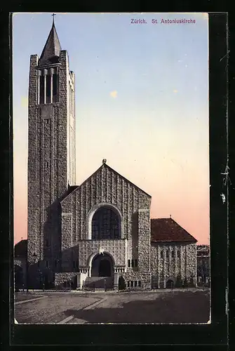 AK Zürich, Die St. Antoniuskirche