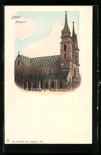 AK Basel, Ortspartie am Münster