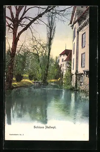 AK Hallwyl, Partie am Schloss