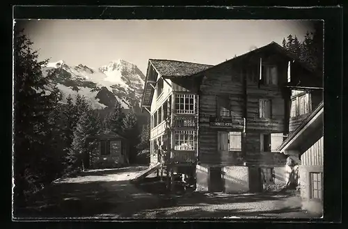 AK Lauterbrunnental, Berghotel Tschingelhorn am Obersteinberg