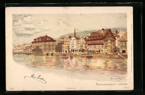 AK Zürich, Rathausquai