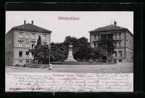 AK Winterthur, Denkmal Jonas Furrer