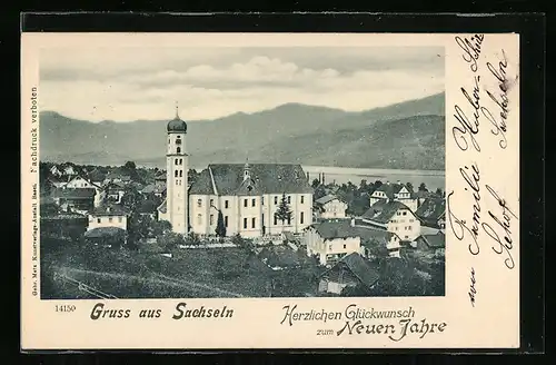 AK Sachseln, Kirche im Ortsbild