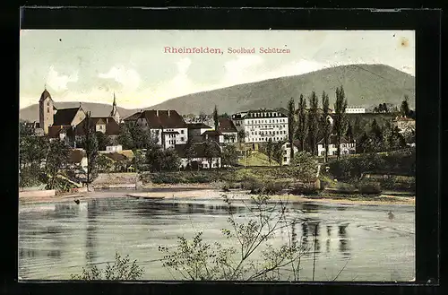 AK Rheinfelden, Blick zum Soolbad Schützen