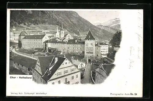 AK Chur, Hofkellerei, Totalansicht