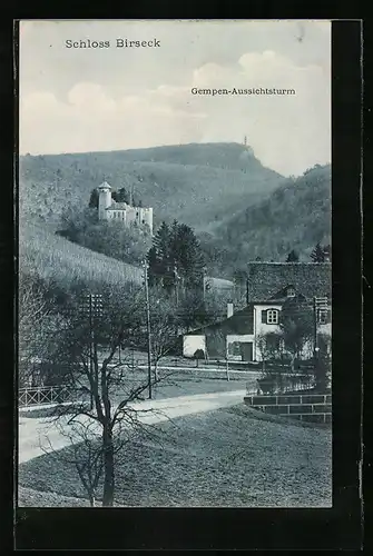 AK Arlesheim, Schloss Birseck und Gempen-Aussichtsturm