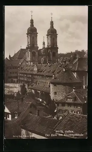 AK St. Gallen, Der Dom mit Klostergebäude