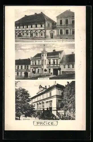 AK Prcice, Okresni nemocnice, Radnice & Zamek