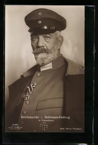 AK Porträt von Reichskanzler von Bethmann Hollweg