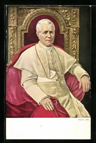 AK Porträt Papst Pius X.