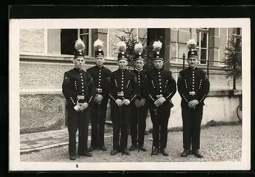 AK Penzberg, Bergknappen in Uniform, Kohle