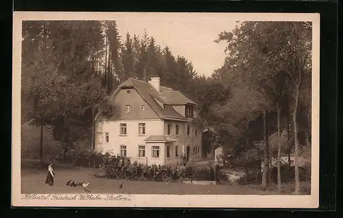 AK Lichtenberg / Höllental, Partie am Friedrich-Wilhelm-Stollen