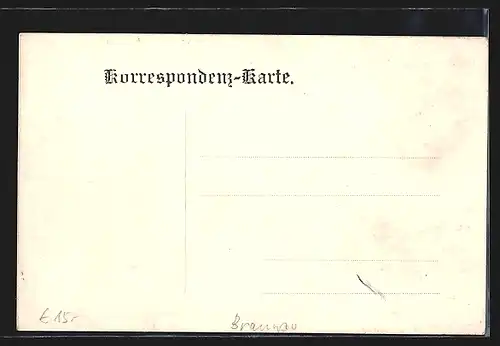 AK Simbach a. Inn, Häuserpartie in der Hauptstrasse