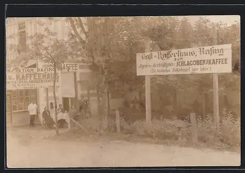 Foto-AK Mariazell, Rasing, Gast- und Kaffeehaus Zum Schlagoberskaffee