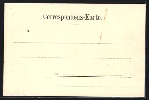 AK Jenbach, Gasthof zur Post v. Alois Prantl, Totalansicht mit Umgebung