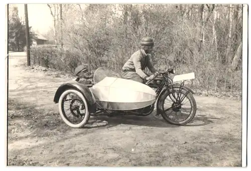 Fotografie Motorrad D-Rad R04 - 500ccm Sport mit Zeppelin-Seitenwagen