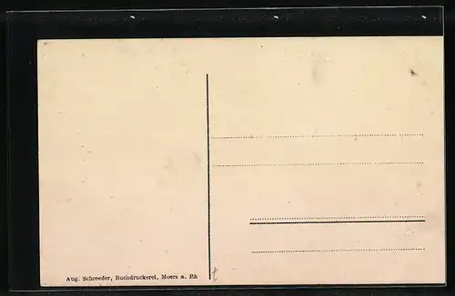 AK Moers a. Rh., Blick in die Neustrasse