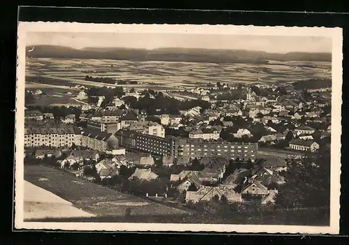 AK Böhmisch-Trübau, Blick aus der Vogelperspektive auf die Stadt