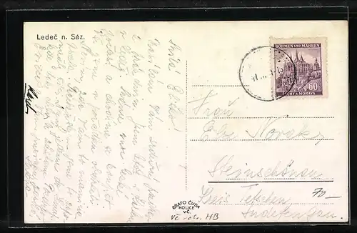 AK Ledec n. Sáz., Celkovy pohled