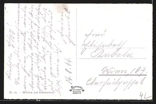 AK Munkács, Vár, Koloster, Szent István-út