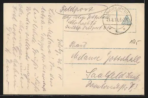 AK Holoby, Russisches Bauernhaus