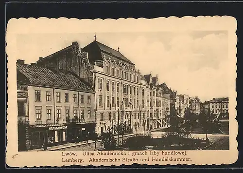 AK Lemberg, Akademische Strasse und Handelskammer