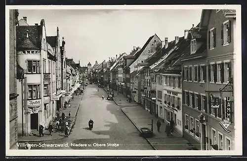 AK Villingen-Schwarzwald, Niedere u. Obere Strasse