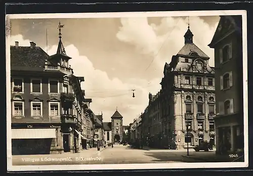 AK Villingen i. Schwarzwald, In der Bickenstrasse